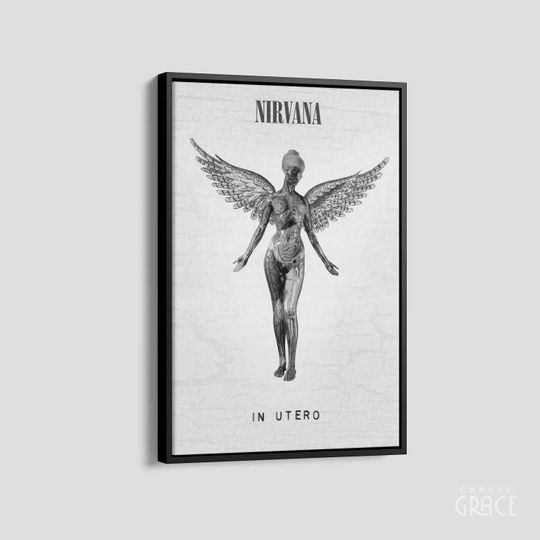 Nirvana In Utero Poster, Nirvana Poster