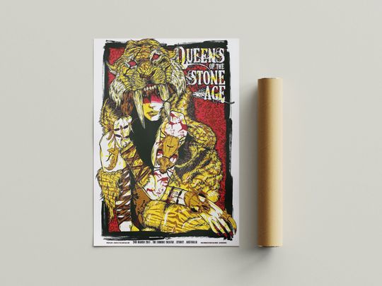 Queens Of The Stone Age Sydney Concert Poster