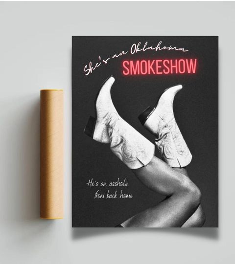 Zach Bryan Oklahoma Smokeshow Poster