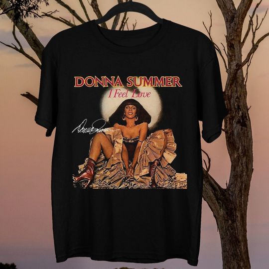 Donna Summer Shirt I Feel Love Cotton Unisex Shirt, Vintage Donna Summer Shirt