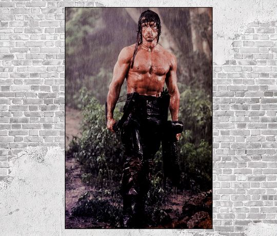 JOHN RAMBO (Movie Poster) Sylvester Stallone