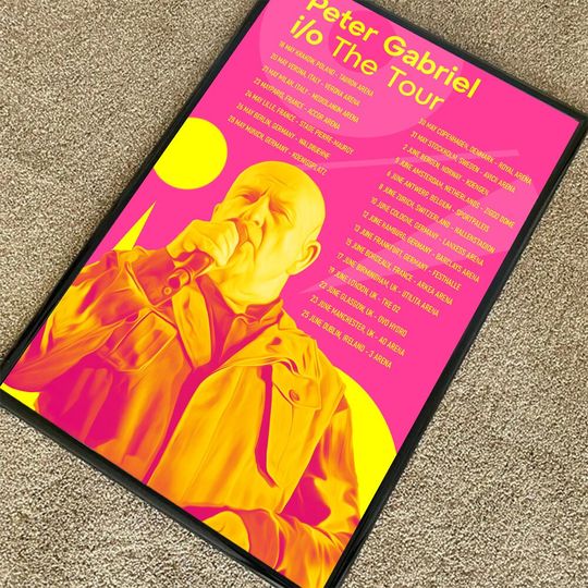 Peter Gabriel io the tour 2023 Poster
