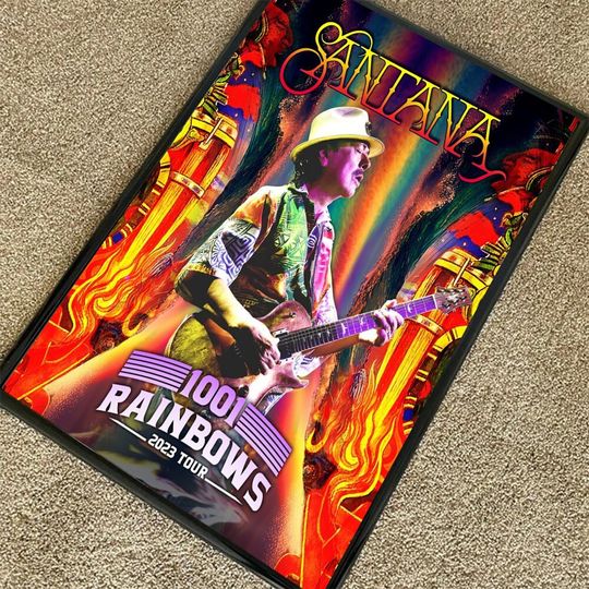 Santana 2023 Tour Poster