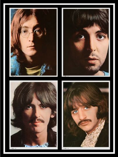 White Album Photos Poster Reproduction J Lennon