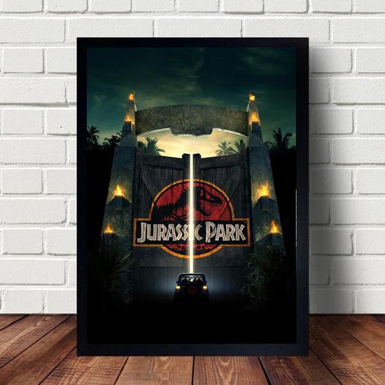Jurassic Park Poster Hanging Home Decor