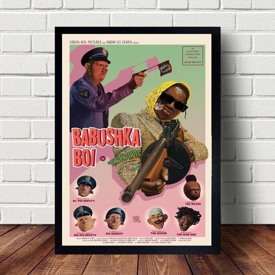 ASAP Rocky Babushka Boi Poster Hanging Home Decor