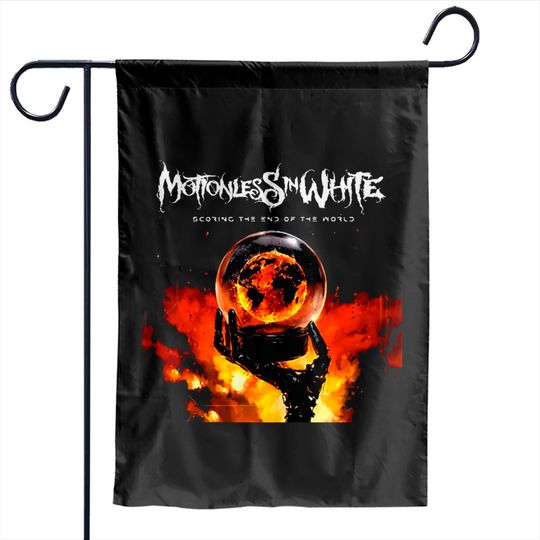 Motionless In White Scoring The End Of The World UK-Europe Tour 2023 Garden Flags