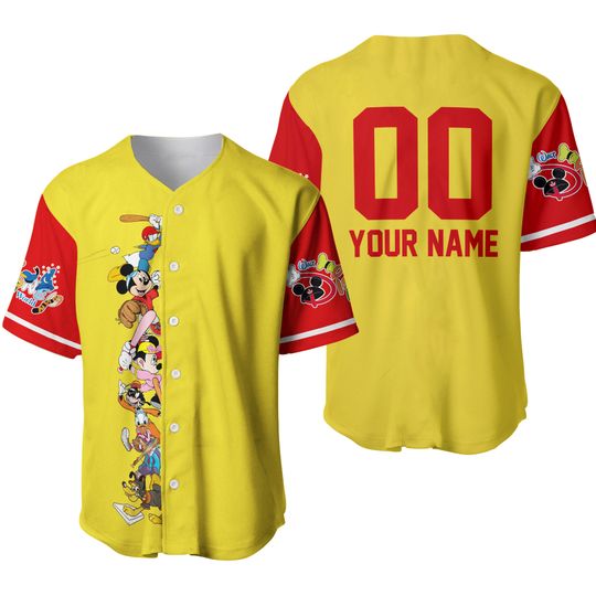 Custom Disney Baseball Jersey