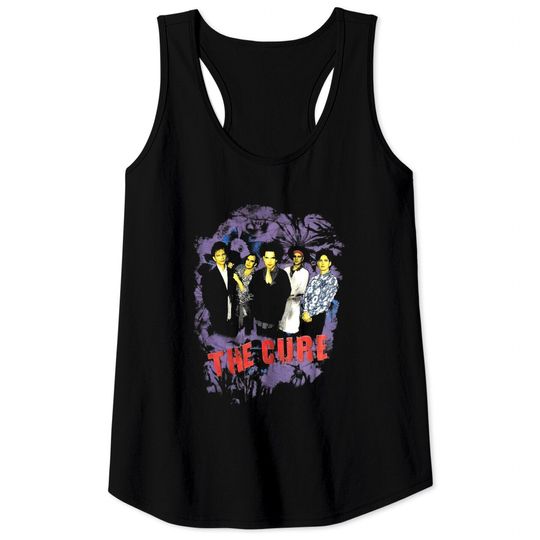 Vintage 80s The Cure Prayer Tour 1989 Band Tank Tops