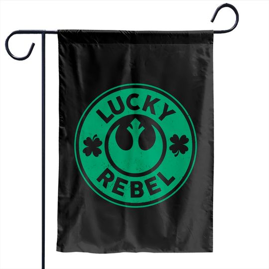 Lucky Rebel Jedi Garden Flags / Star Wars St Patrick's Day Garden Flags