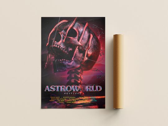 Travis Astroworld Festival Poster