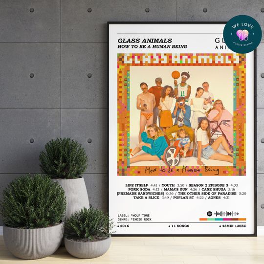 Glass Animals - How To Be A Human Being Poster