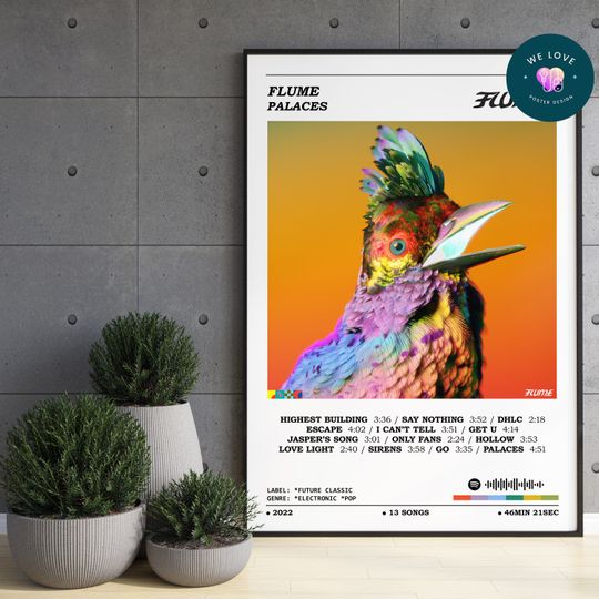 Flume - Palaces Album Poster / Flume Poster