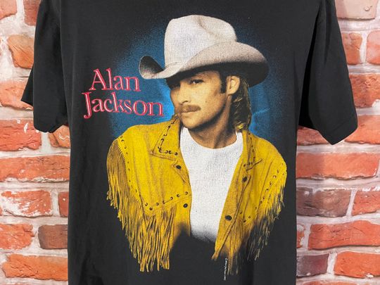 vintage 90s Alan Jackson shirt