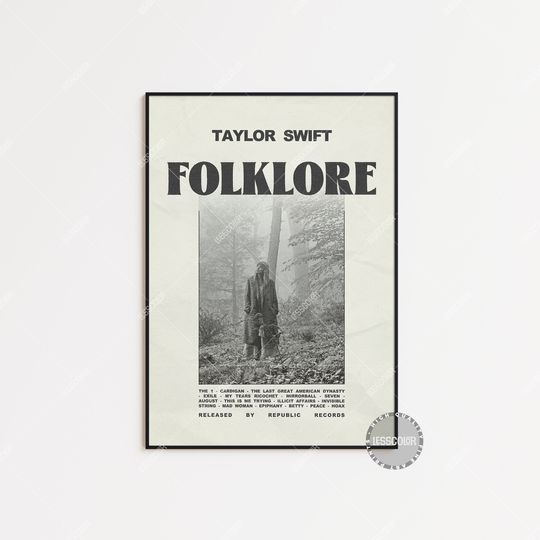 Tay.lor S.wi.ft Posters, Folklore Poster