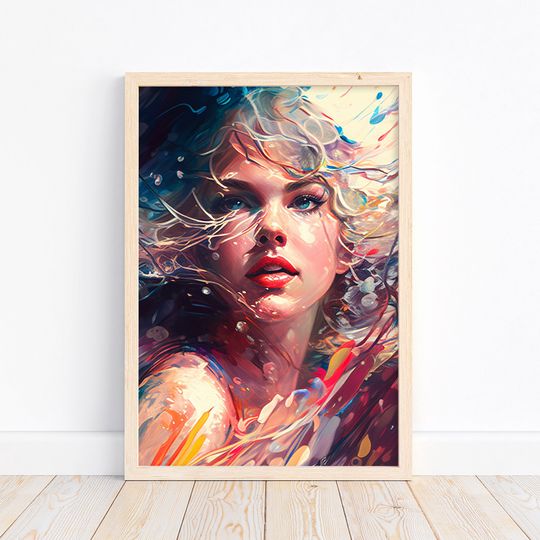 Tay.lor S.wi.ft Oil Painting Art Poster