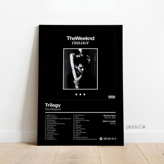 The W.eek.nd - Trilogy - Custom Album Poster
