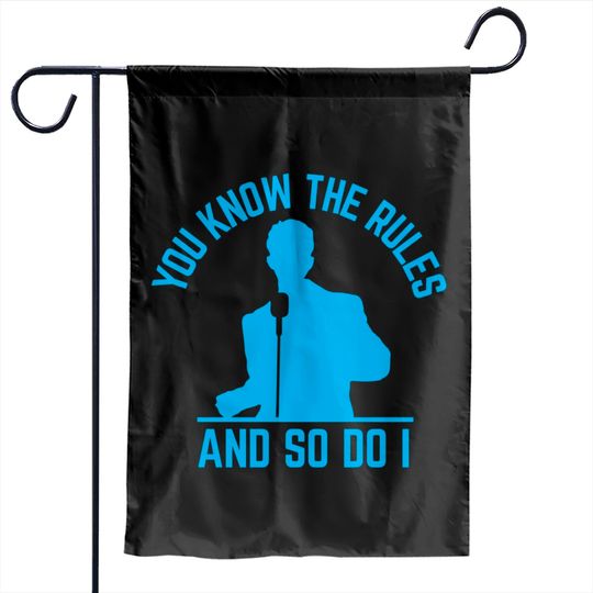 You Know The Rules And So Do I, Rick Astley, Blue - Rick Astley - Garden Flags