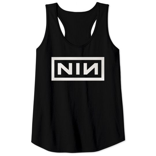 Nine Inch Nails Unisex Tank Tops: Classic Logo