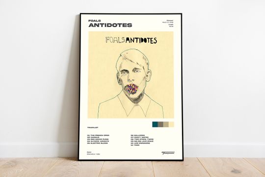Foals Poster, Antidote Album Poster