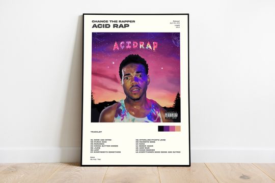 Chance The Rapper Poster, Acid Rap Album Poster