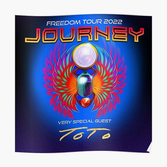 journey freedom rock tour 2022 masmart Premium Matte Vertical Poster