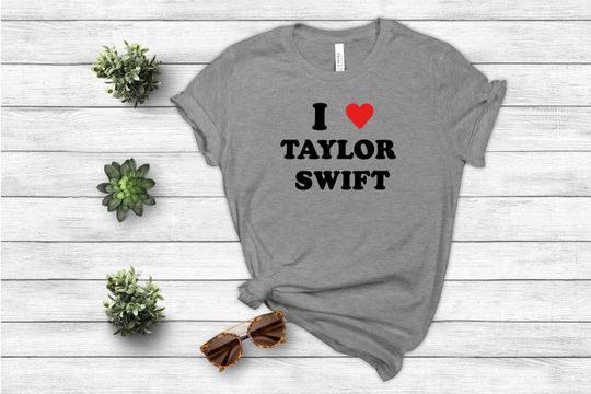 I heart Tay.lor S.wi.ft T Shirt I Heart T.S. swi.ftie Concert Shirt