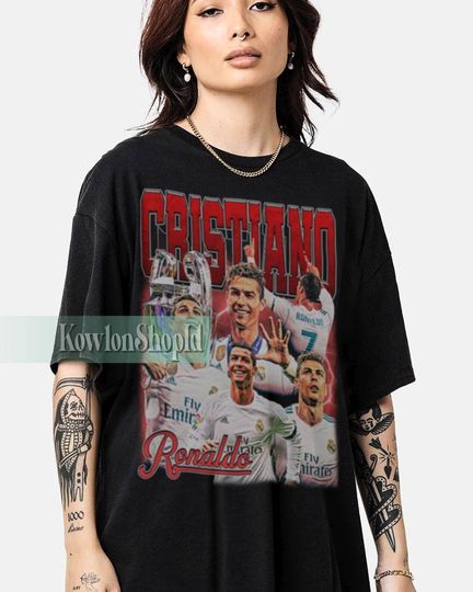 Limited C Ronaldo Tshirt Vintage C Ronaldo Sweatshirt Oversize Shirt Bootleg Vintage Football