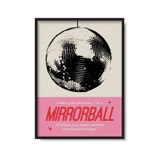 Mirrorball, Tay.lor S.wi.ft Poster