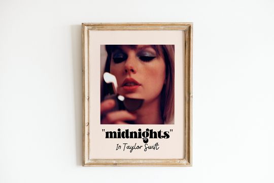 Tay.lor S.wi.ft Poster, Tay.lor S.wi.ft Lyrics, Midnights Poster