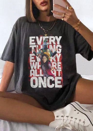 Everything Everywhere All At Once T-shirt, Evelyn Wang , Everything Everywhere All at Once Movie TShirt