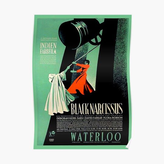 German Movie Poster for The Black Narcissus Premium Matte Vertical Poster