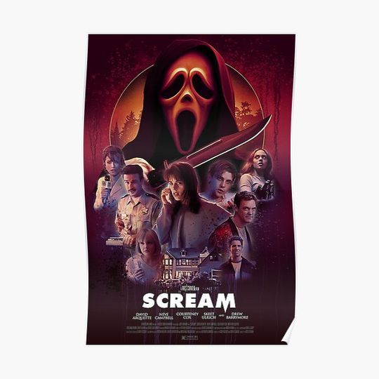 scream Poster Premium Matte Vertical Poster