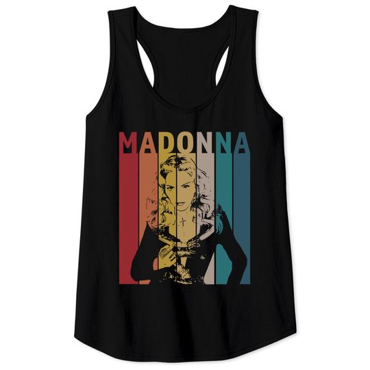Madonna Retro Vintage Tank Tops, Madonna Tour 2023 Tank Tops