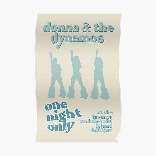 Donna & the Dynamos poster classic Premium Matte Vertical Poster