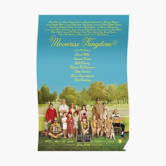 Moonrise Kingdom Movie Premium Matte Vertical Poster