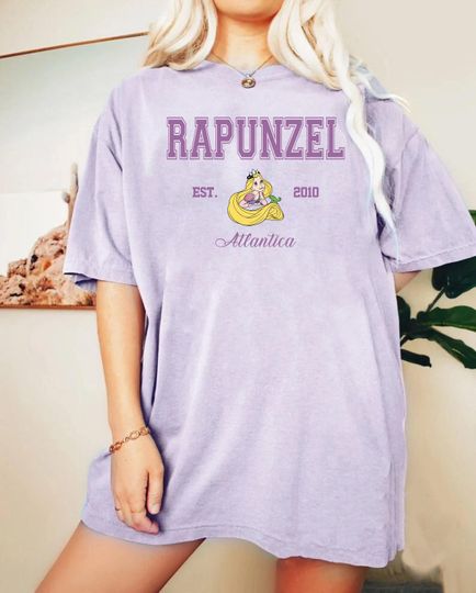 Disney Princess Shirt, Rapunzel Princess Shirt, Disneyland Shirt, Disney Vacation Shirt, Comfort Colors Shirt