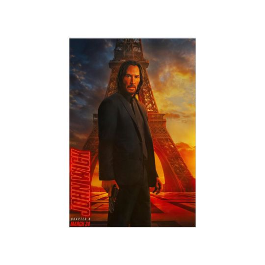 John Wick 4 Movie (2023) Premium Matte Vertical Posters