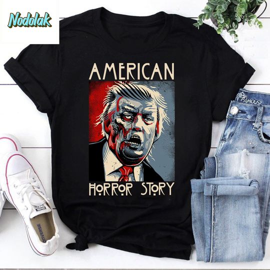 Donald Trump American Horror Story Vintage T-Shirt, Donald Trump Shirt, Halloween Shirt, Horror Story Shirt