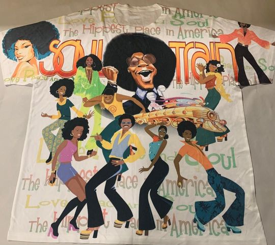 Soul Train Don Cornelius African American Music Dance Old School T-shirt Classic Black History Month