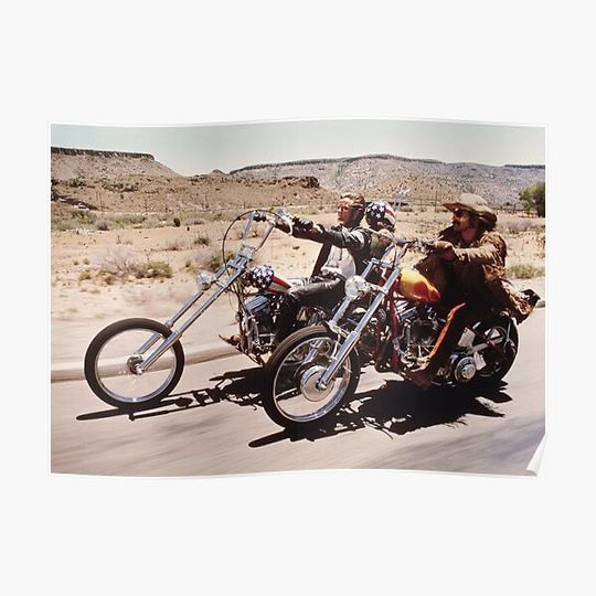 Easy Rider 1969 Movie Classic Premium Matte Vertical Poster