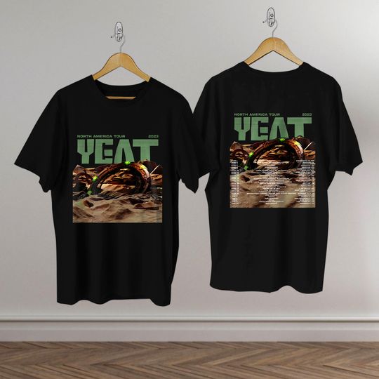 2 Alive Shirt North America Tour 2023 Shirt Yeat Tour Shirt Both Sides Tour Dates Shirt