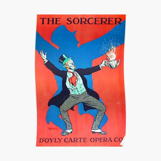 The Sorcerer Play Gilbert Sullivan Opera Premium Matte Vertical Poster