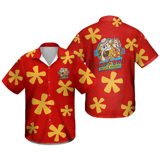 Chip dale Unisex Hawaiian Shirt Summer Shirt, Disney World Shirt