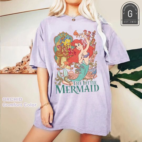 Comfort Colors The Little Mermaid Shirt