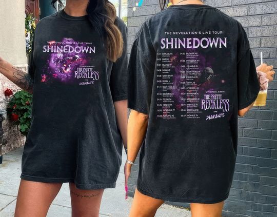 shine down Band The Revolutions Live 2023 Shirt