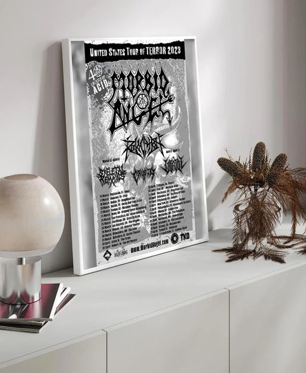 Poster Morbid Angel - Tour 2023 Wall Dercor Poster