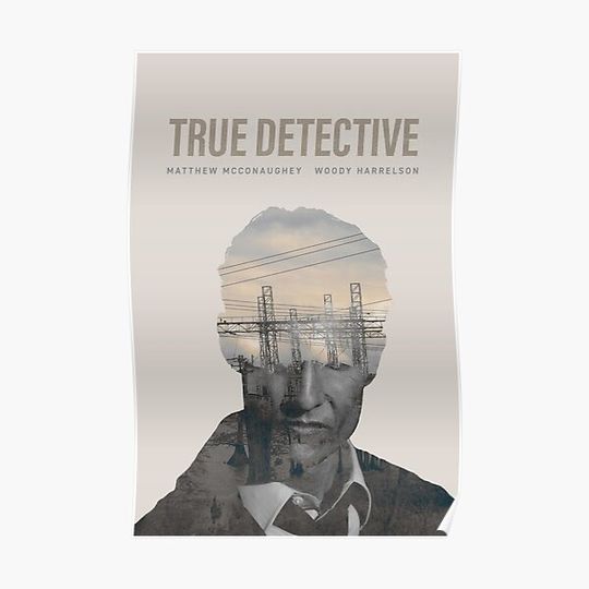 True Detective Season 1 Poster Premium Matte Vertical Poster