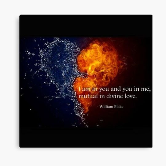 Twin flames for life Canvas