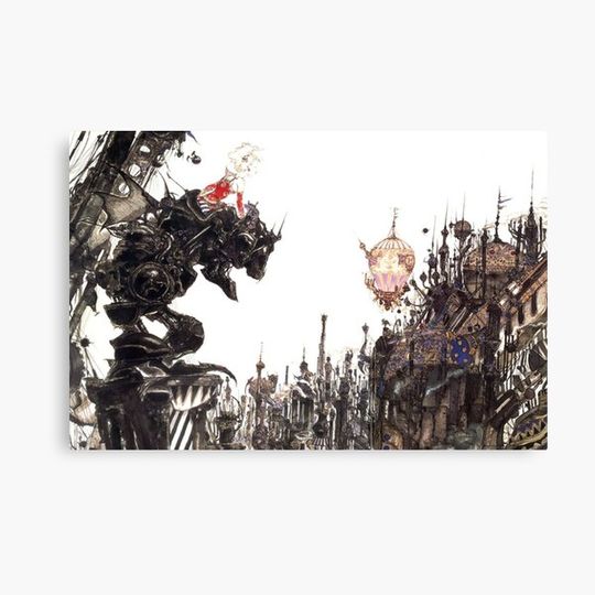 Yoshitaka Amano - Final Fantasy VI Artwork Canvas